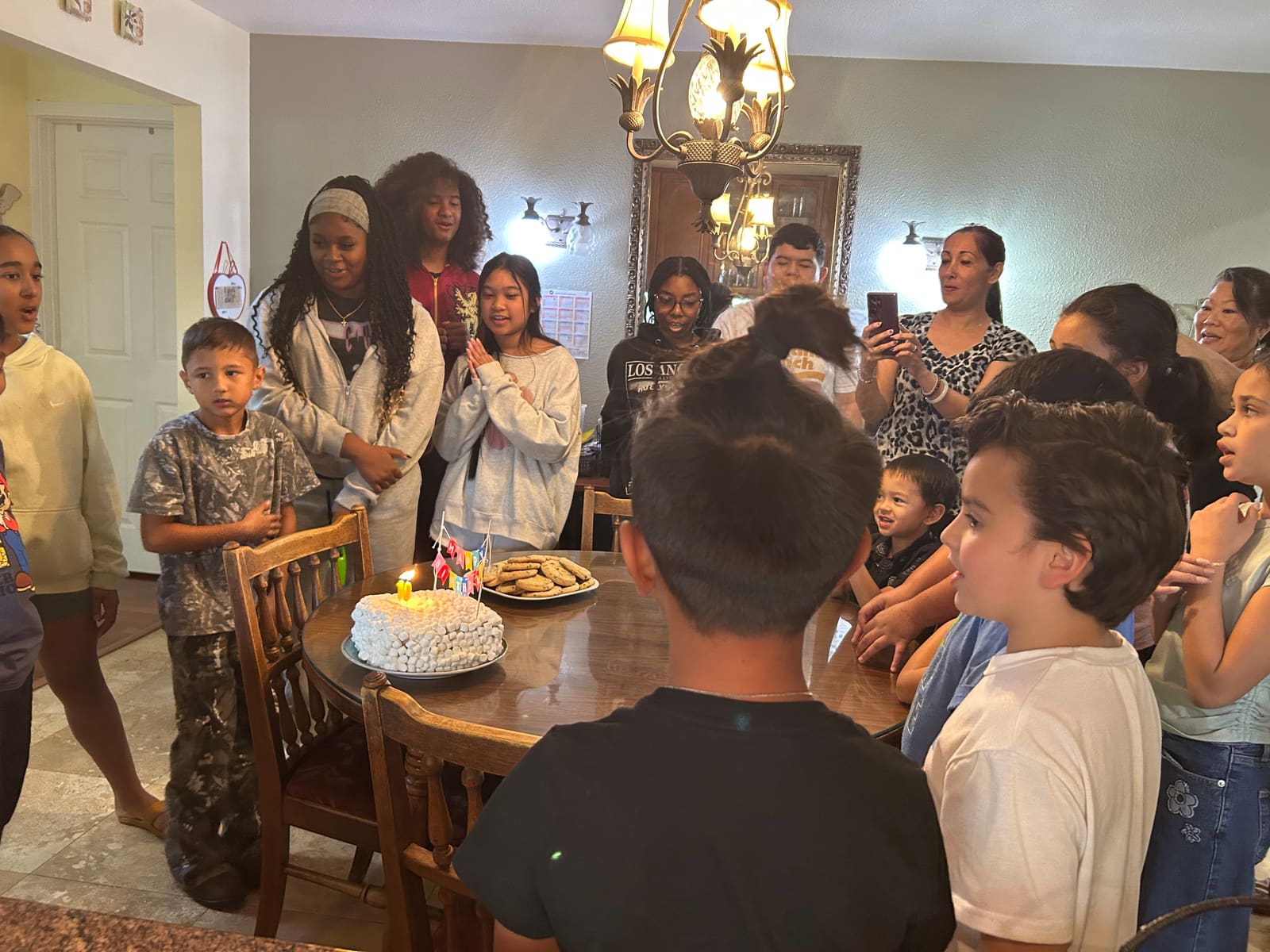 Birthday celebration with friends