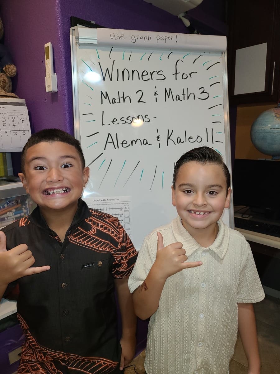 Top marks in Math this week