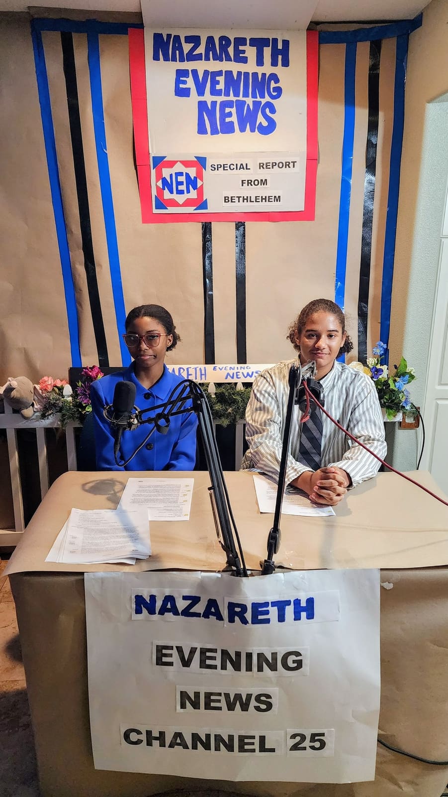 The Nazareth Evening News desk