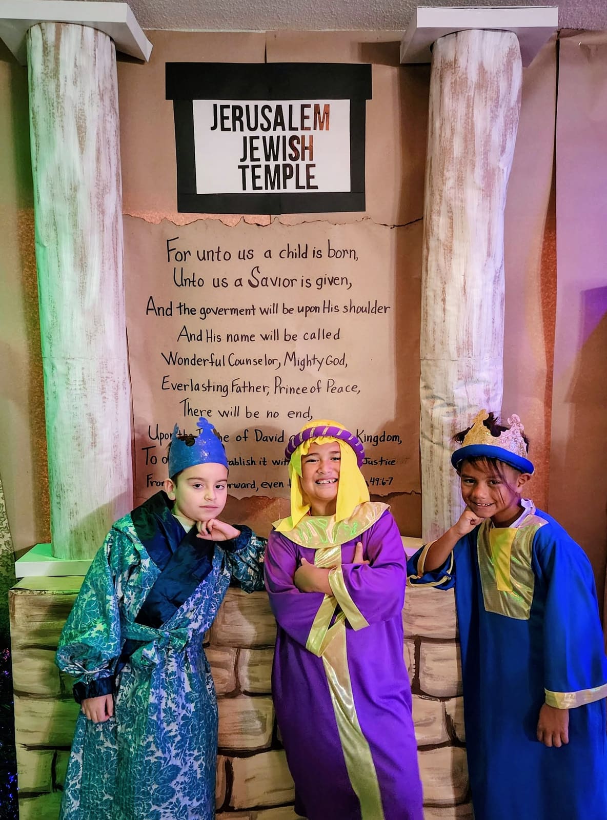 The wise men take the stage