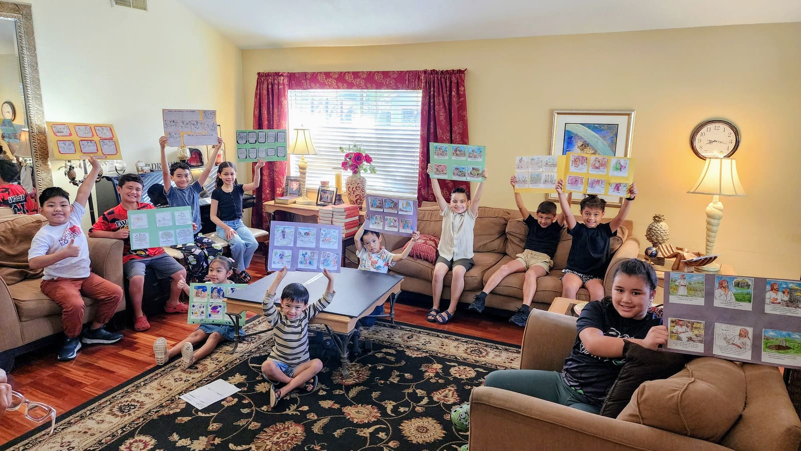 Parable projects at Bible study