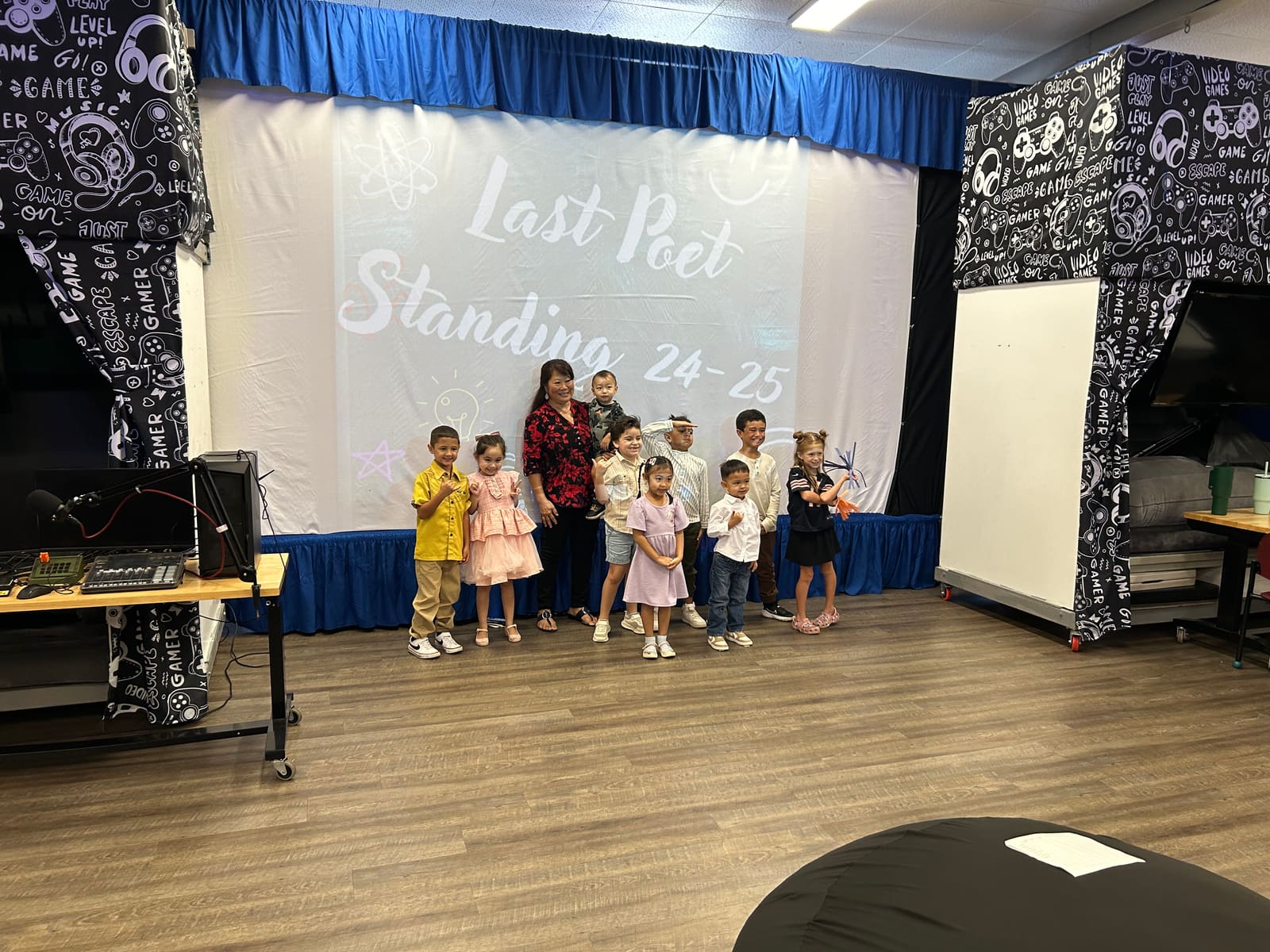 Little ones at Last Poet Standing